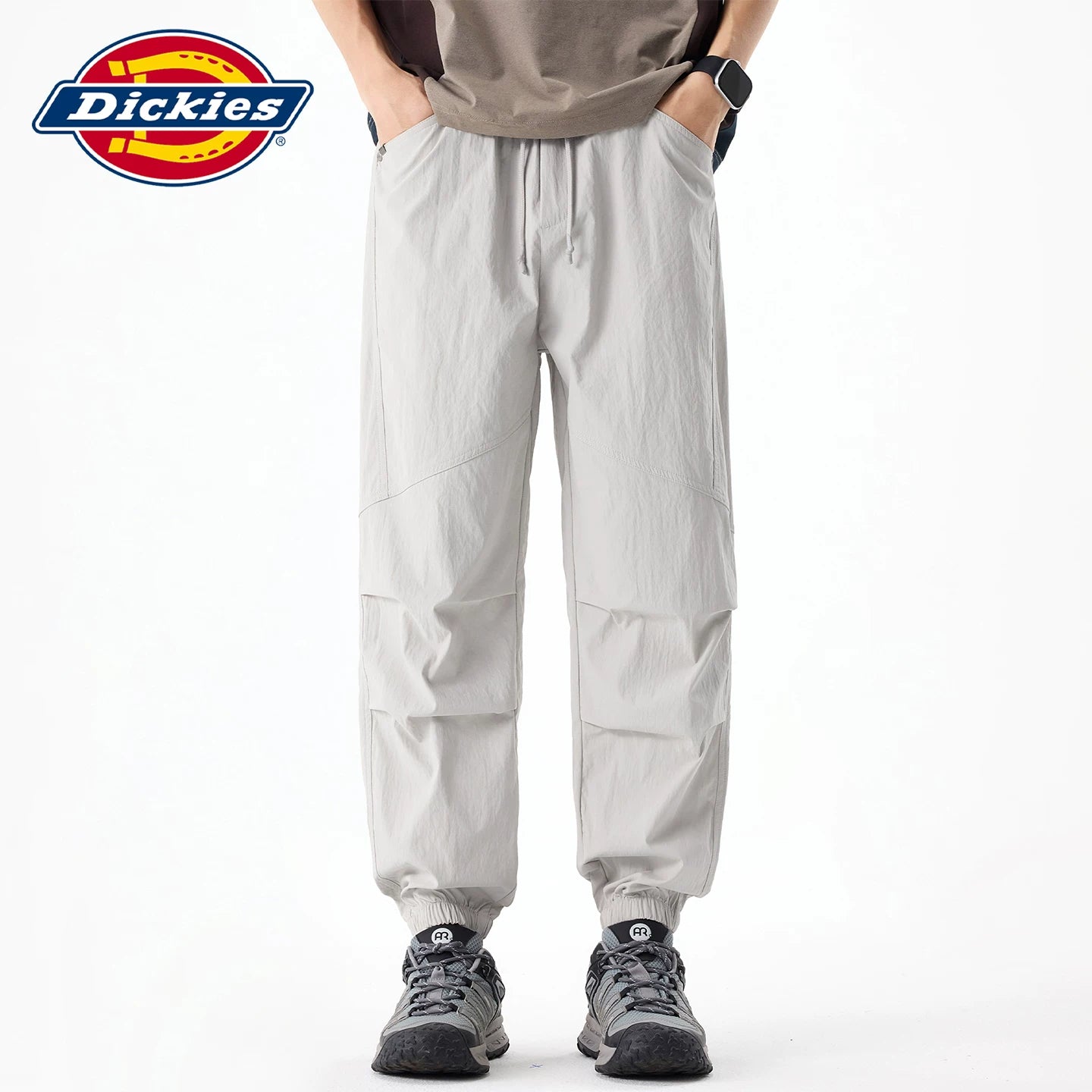 Dickies Cool Summer Drawstring Design Casual Leg Tight Pants Men's American Thin Drop Woven Pants Y