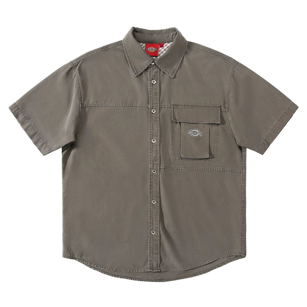 Diesel Dickies workwear short sleeved shirt men's American fashion brand loose casual top M