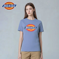 Dickies Cool Autumn Horseshoe Logo High Density Printing Classic Tri Color Quick Drying Short Sleeve T-shirt for Men and Women J