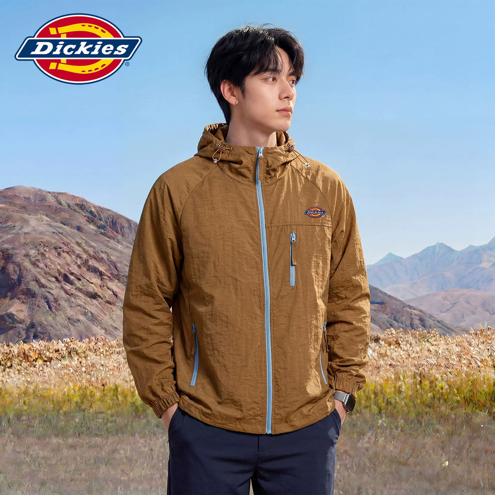 Dickies Cool Summer Men's New Outdoor Hooded Sunscreen Top Thin Breathable and UV resistant Y
