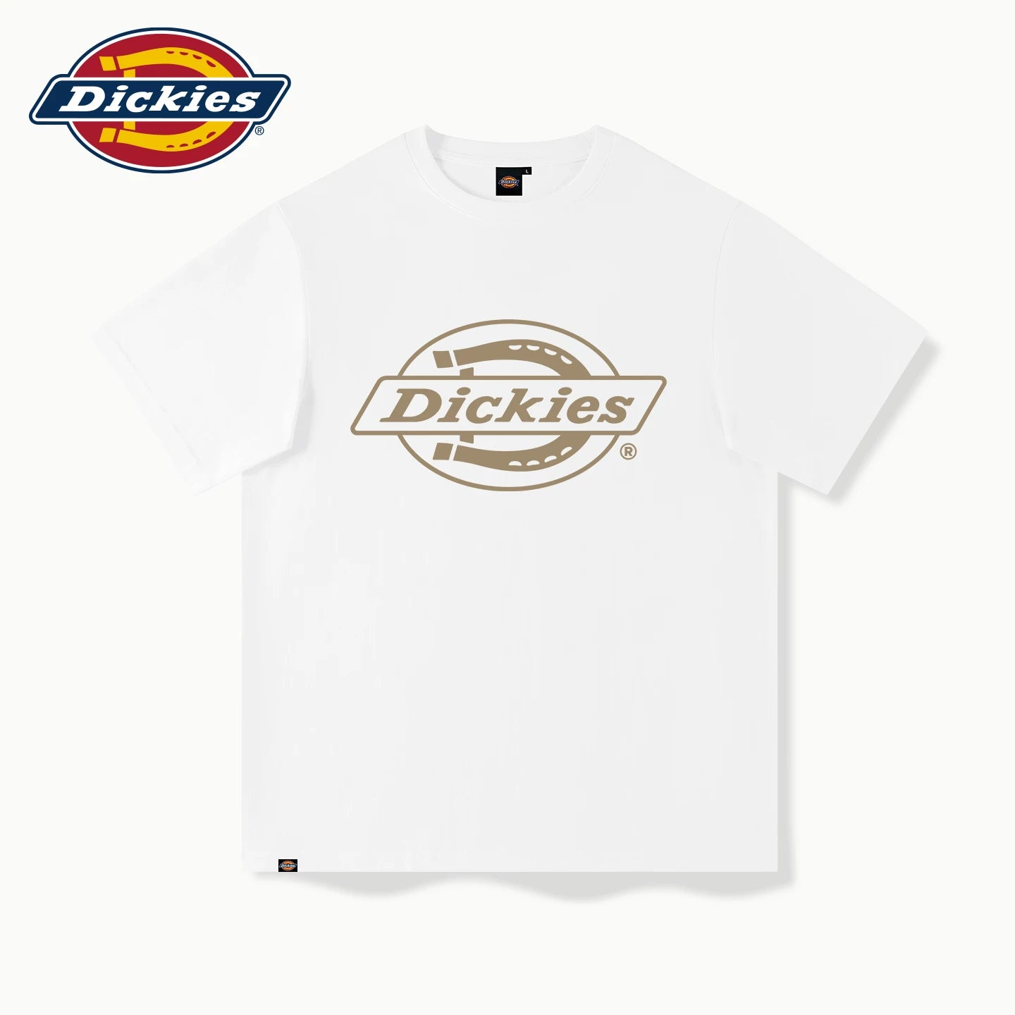 Dickies American Trendy Brand Short Sleeve T-shirt for Men 2026 New Summer Cotton Loose Large Couple Half Sleeve A