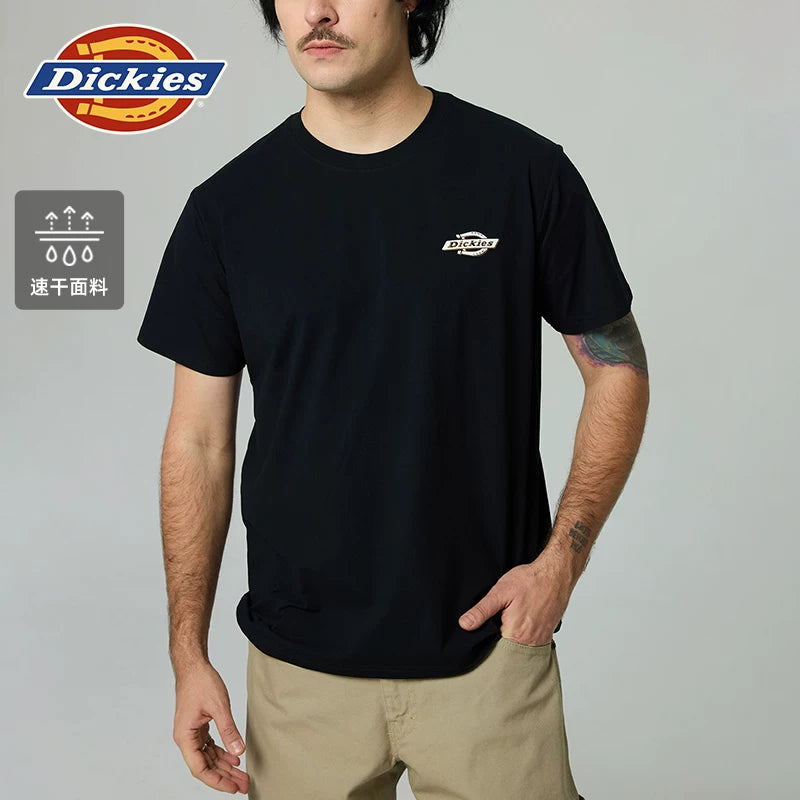 Dickies Cool 26 Summer New Front Chest Small Logo Printed Casual Quick Drying Short Sleeve T-shirt for Men and Women YHJ Couple