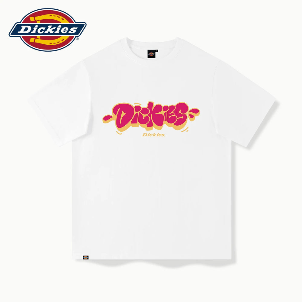 Dickies short sleeved t-shirt men's 2026 summer new loose 220G heavyweight pure cotton half sleeved couple's summer outfit A