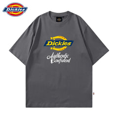 Dickies Cool Summer T-shirt New Short Sleeve American Printed Half Sleeve Shirt Men's Round Neck Thin T-shirt Y