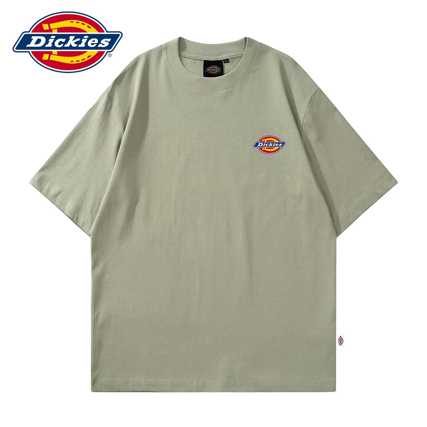 Dickies Cool Summer Thin Classic Small Label Printed Short Sleeve T-shirt for Men's Casual Soft Half Sleeve Shirt Y