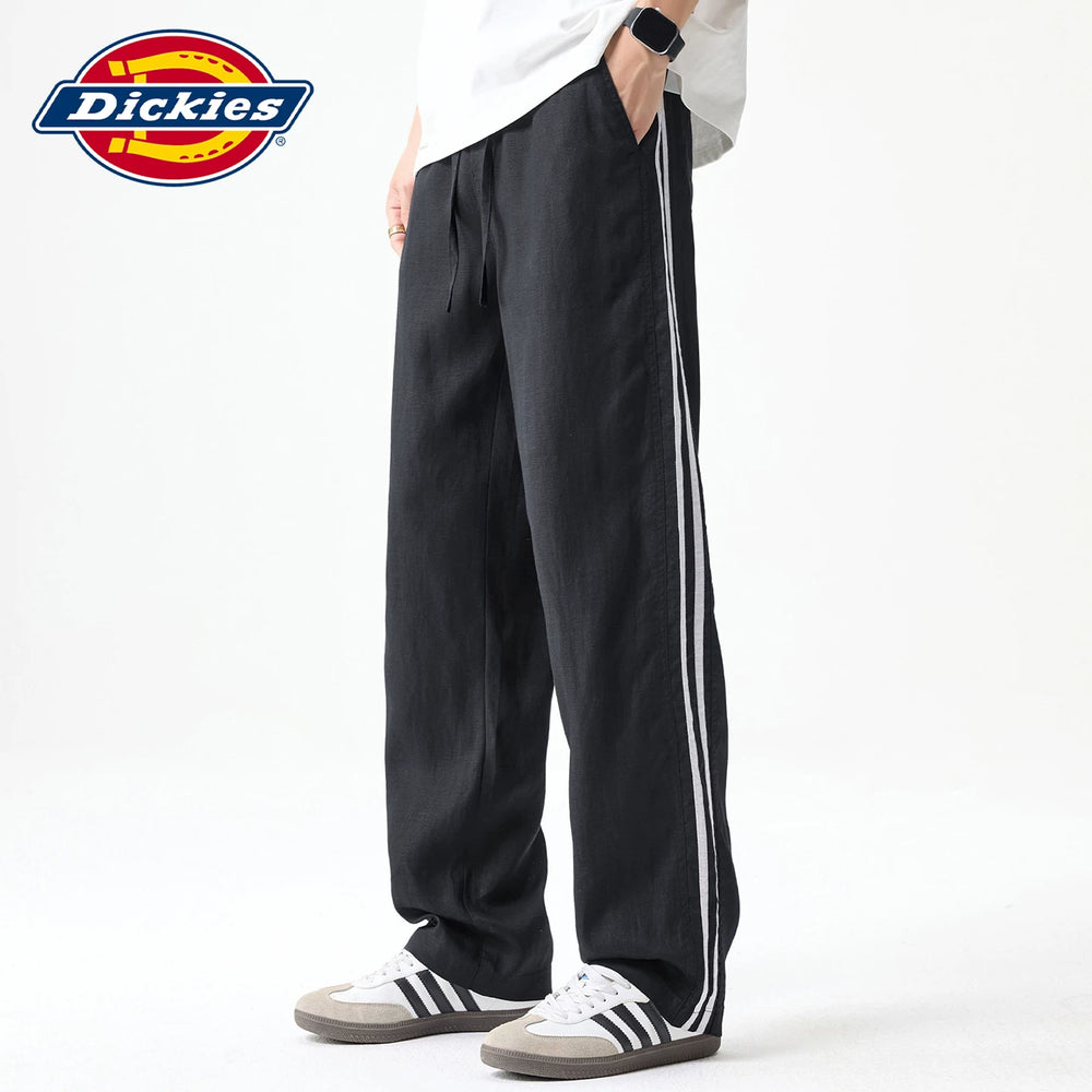Diesel Dickies striped casual pants for men's summer thin straight leg linen long pants Y