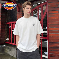 Dickies Emperor Cool Suitable Cotton Heavy duty Short sleeved T-shirt for Men's Summer Round Neck Trendy Brand Loose and Versatile Couple Top M