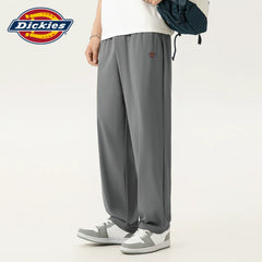 Dickies pants men's summer thin 2026 new ice silk loose nine quarter straight leg pants sports casual pants A