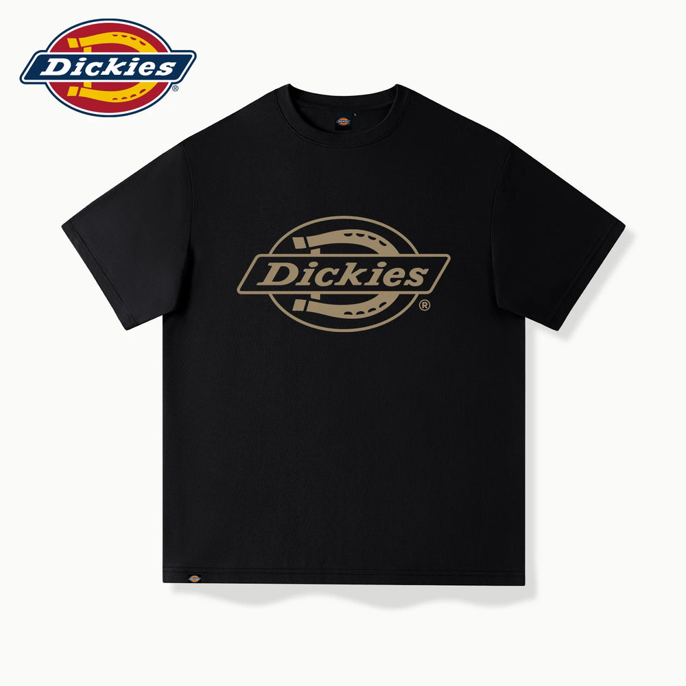Dickies American Trendy Brand Short Sleeve T-shirt for Men 2026 New Summer Cotton Loose Large Couple Half Sleeve A