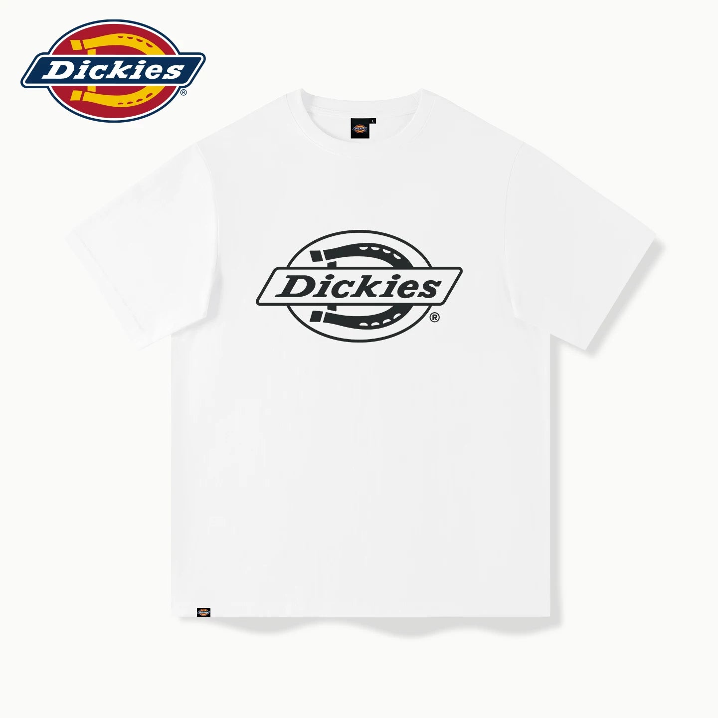 Dickies American Trendy Brand Short Sleeve T-shirt for Men 2026 New Summer Cotton Loose Large Couple Half Sleeve A