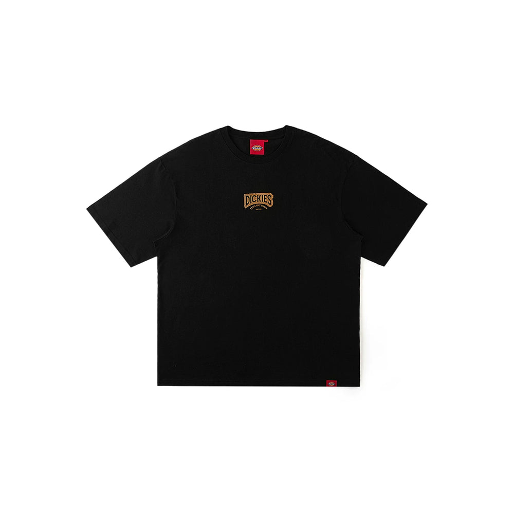 Dickies Cool Summer Loose Back Letter Printed Casual Short sleeved T-shirt for Men and Women Couple American Style J