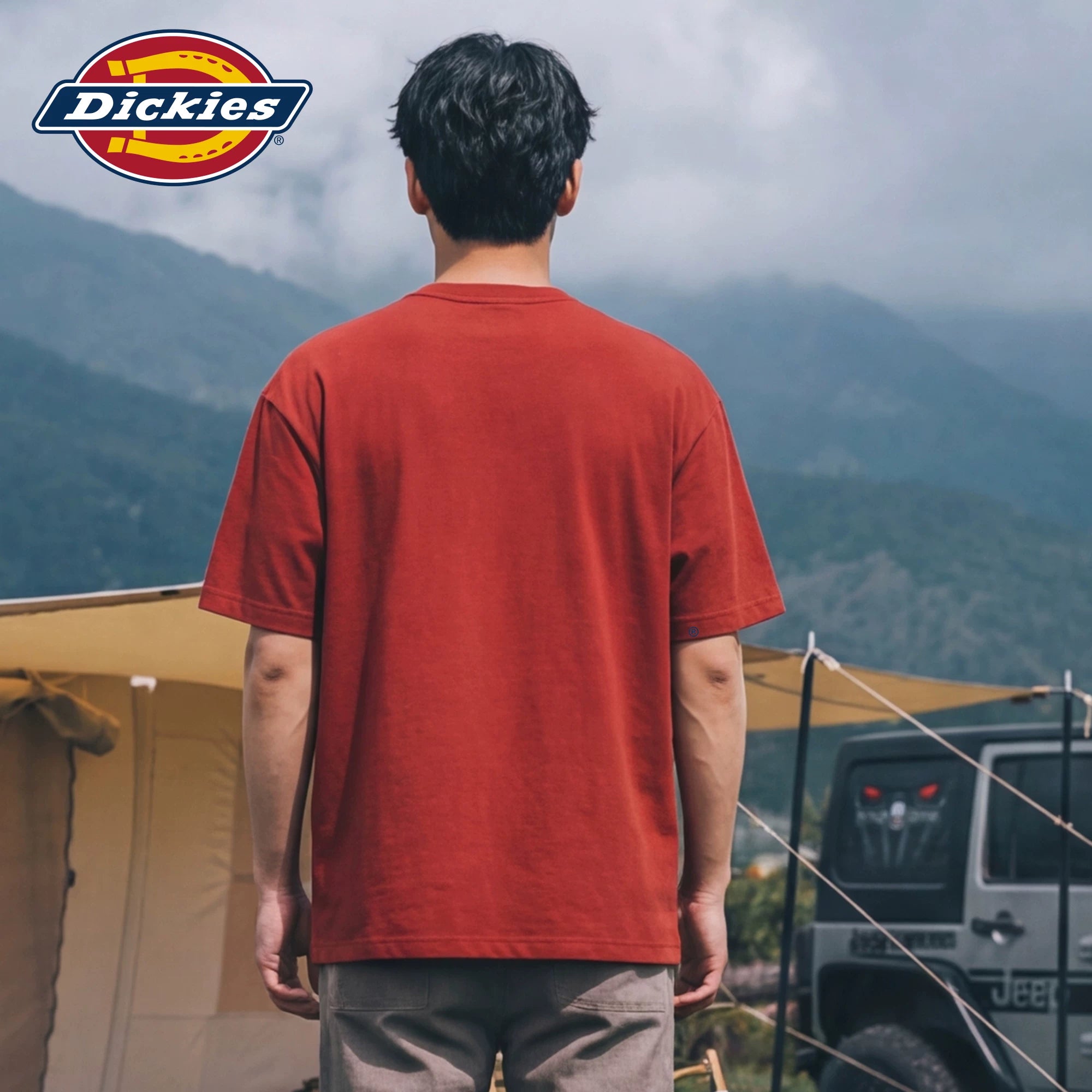 Dickies Emperor Cool Suitable Short sleeved T-shirt Men's Summer American Trendy Brand Versatile Simple LOGO Printed Loose Top M