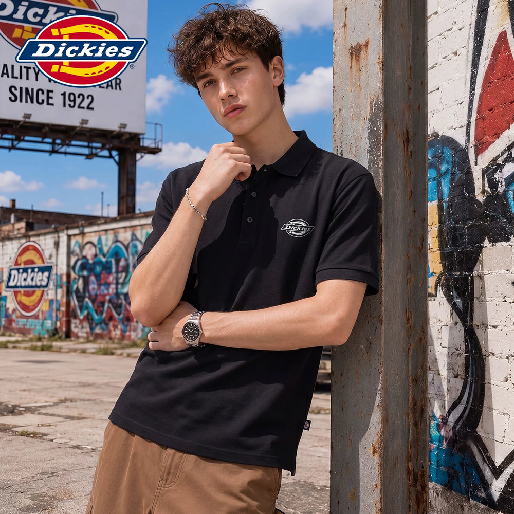 Diesel Dickies summer thin collar short sleeved polo shirt for men's casual top Y