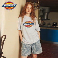 Dickies Emperor Cool Suitable Short sleeved T-shirt for Women's New Trendy Brand Loose and Versatile Round Neck Printed Casual Simple Top m