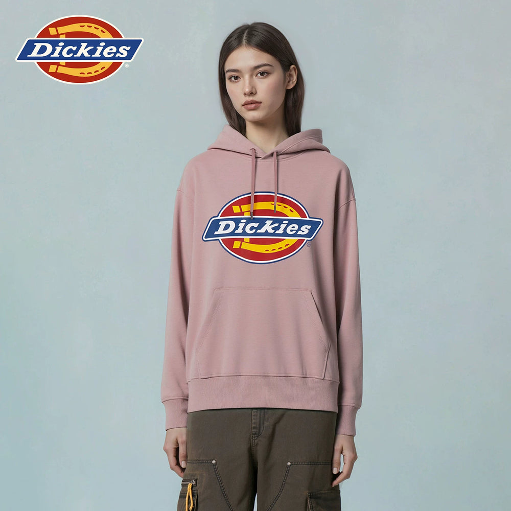 Dickies Emperor Cool 26 Spring and Autumn Classic Three Color Big LOGO Hoodie with looped fabric print hoodie for couples J