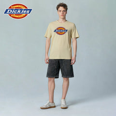 Dickies Cool Autumn Horseshoe Logo High Density Printing Classic Tri Color Quick Drying Short Sleeve T-shirt for Men and Women J