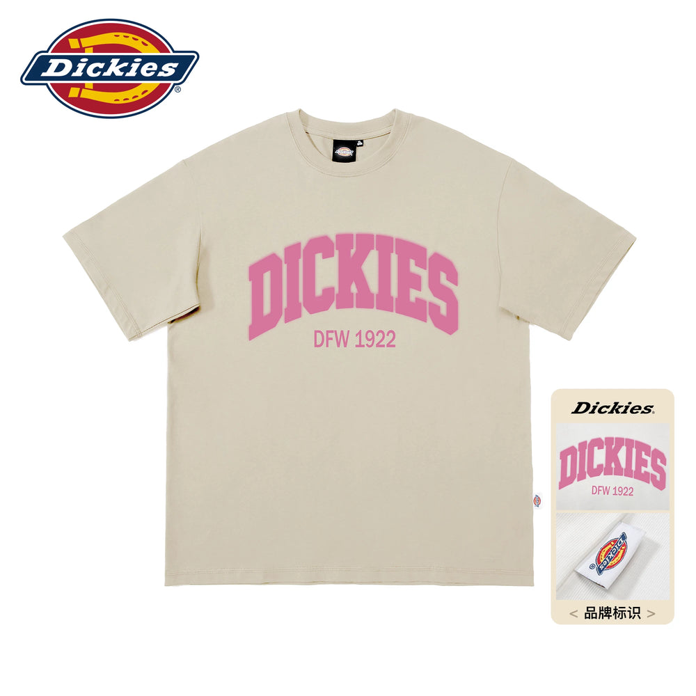 Dickies Cool American Trendy Brand Casual Short sleeved T-shirt for Men's Summer Round Neck Hooded Loose Half Sleeve Top M