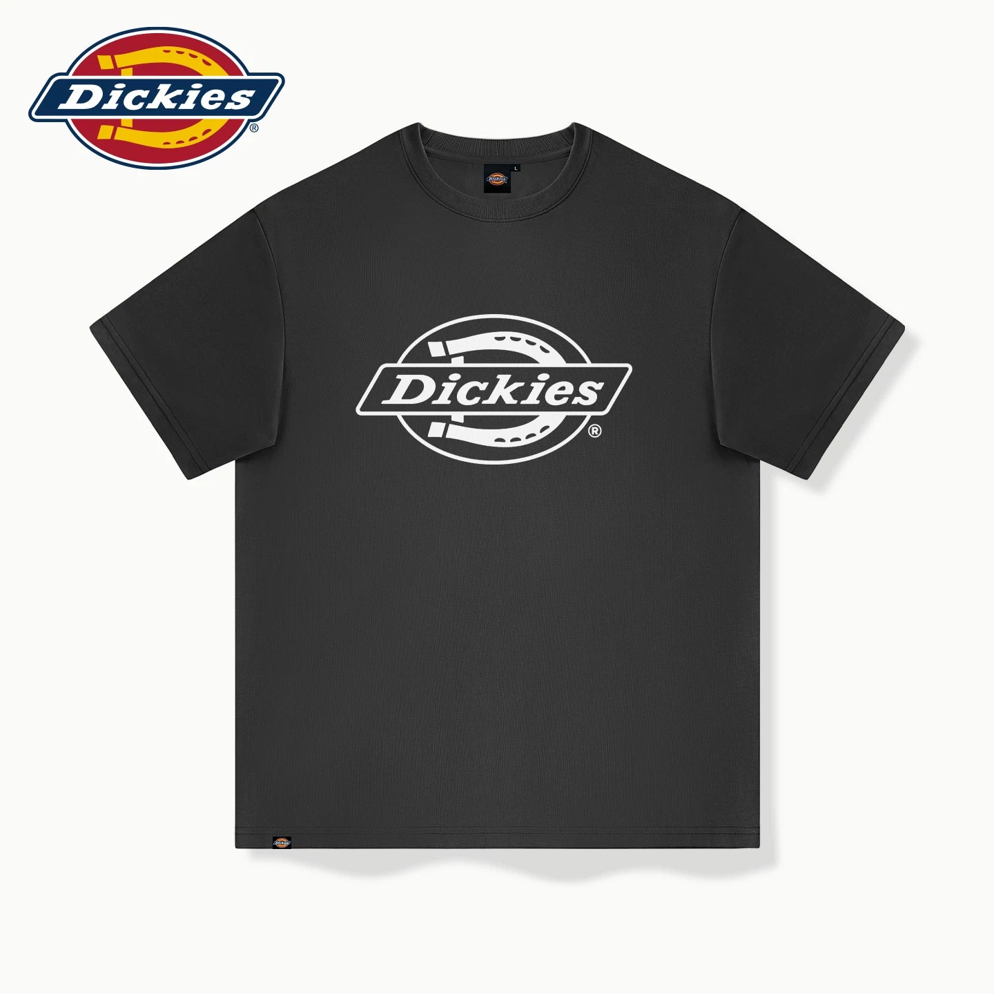 Dickies American Trendy Brand Short Sleeve T-shirt for Men 2026 New Summer Cotton Loose Large Couple Half Sleeve A