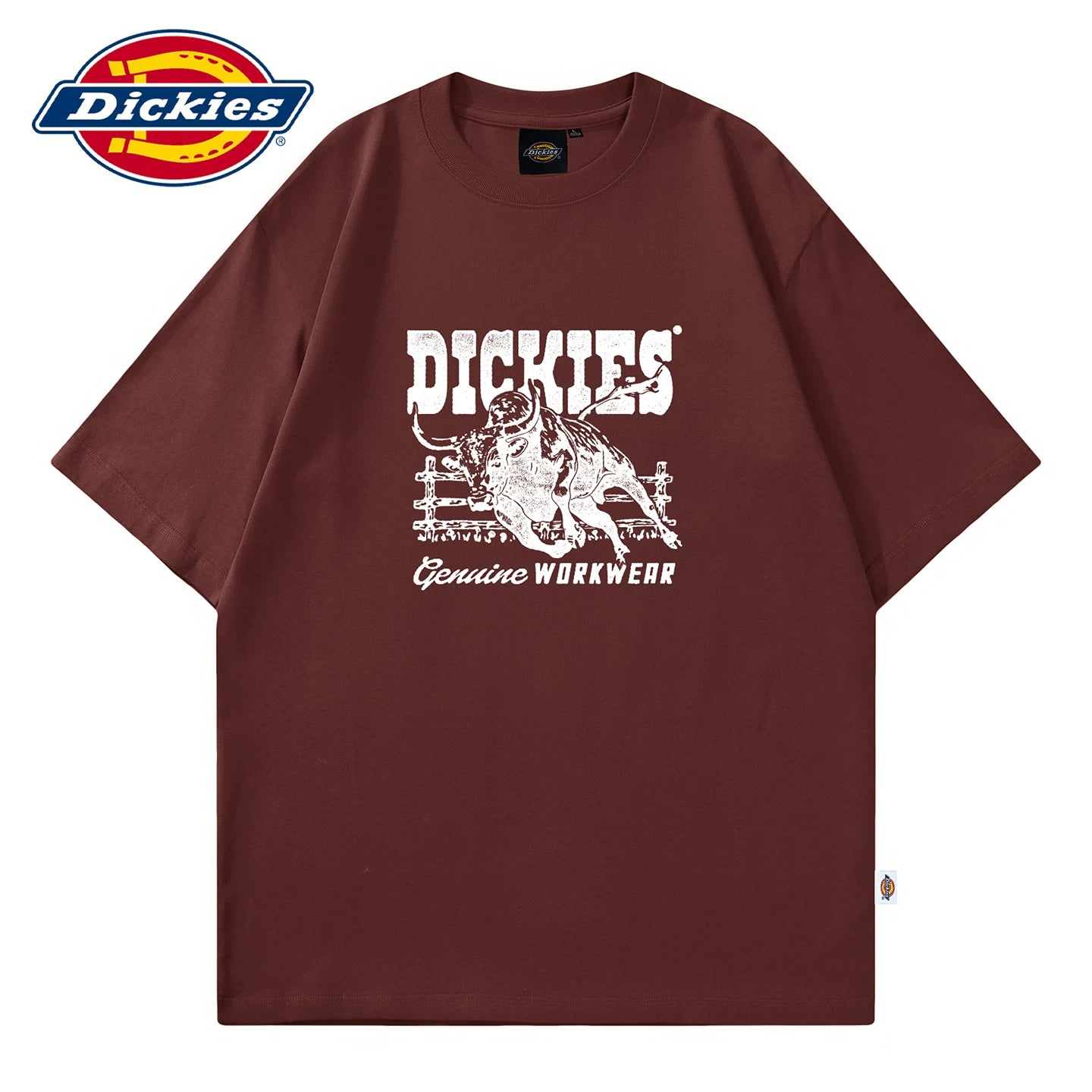 Dickies Cool Summer Soft Round Neck Short Sleeve Men's Thin T-shirt Printed T-shirt Casual Five Step Sleeve Y