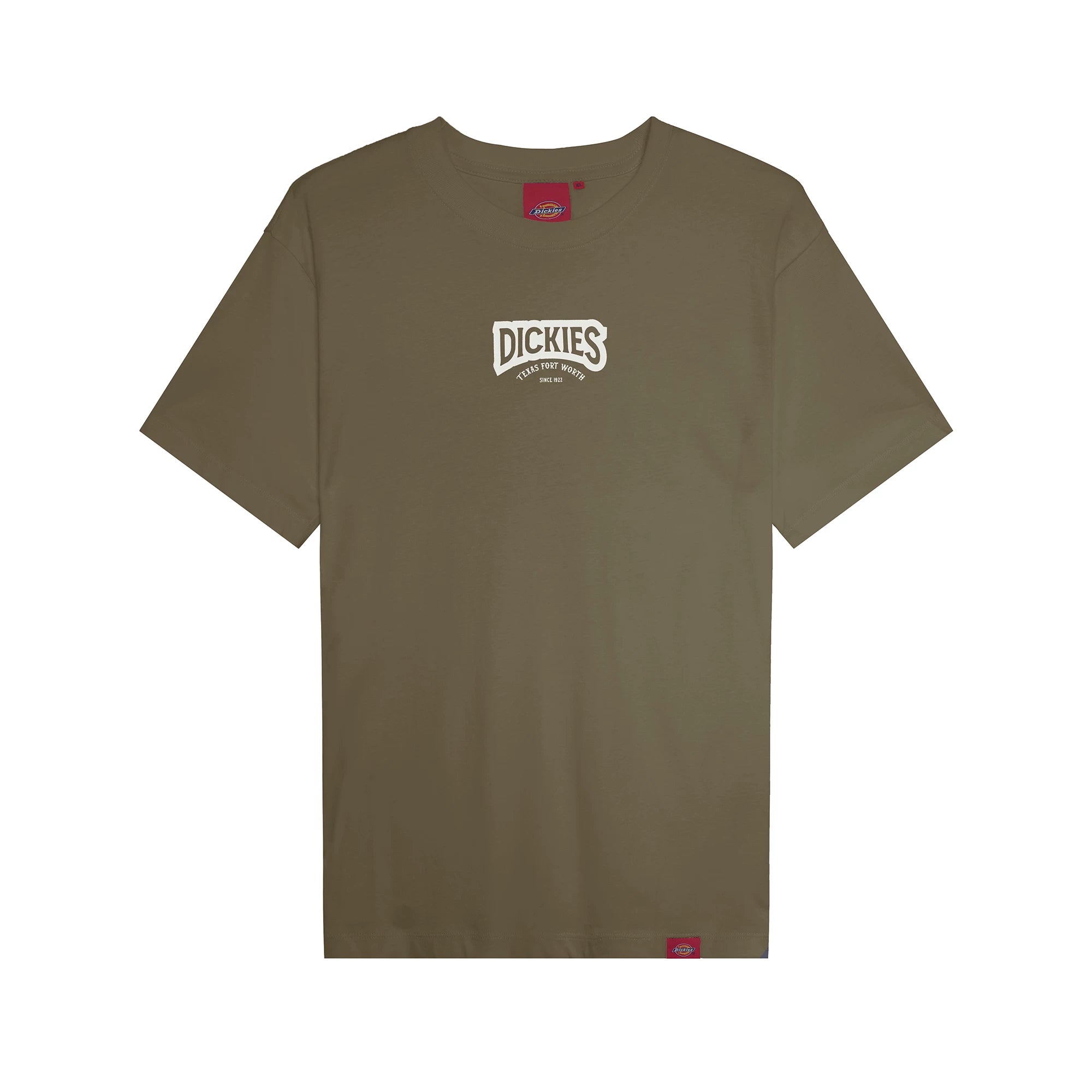 Dickies Cool Summer Loose Back Letter Printed Casual Short sleeved T-shirt for Men and Women Couple American Style J