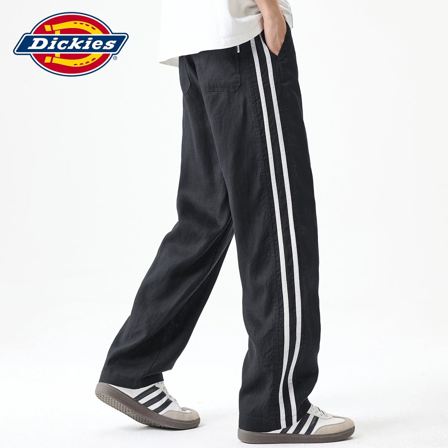 Diesel Dickies thin casual pants suitable for men's summer loose straight linen long pants Y