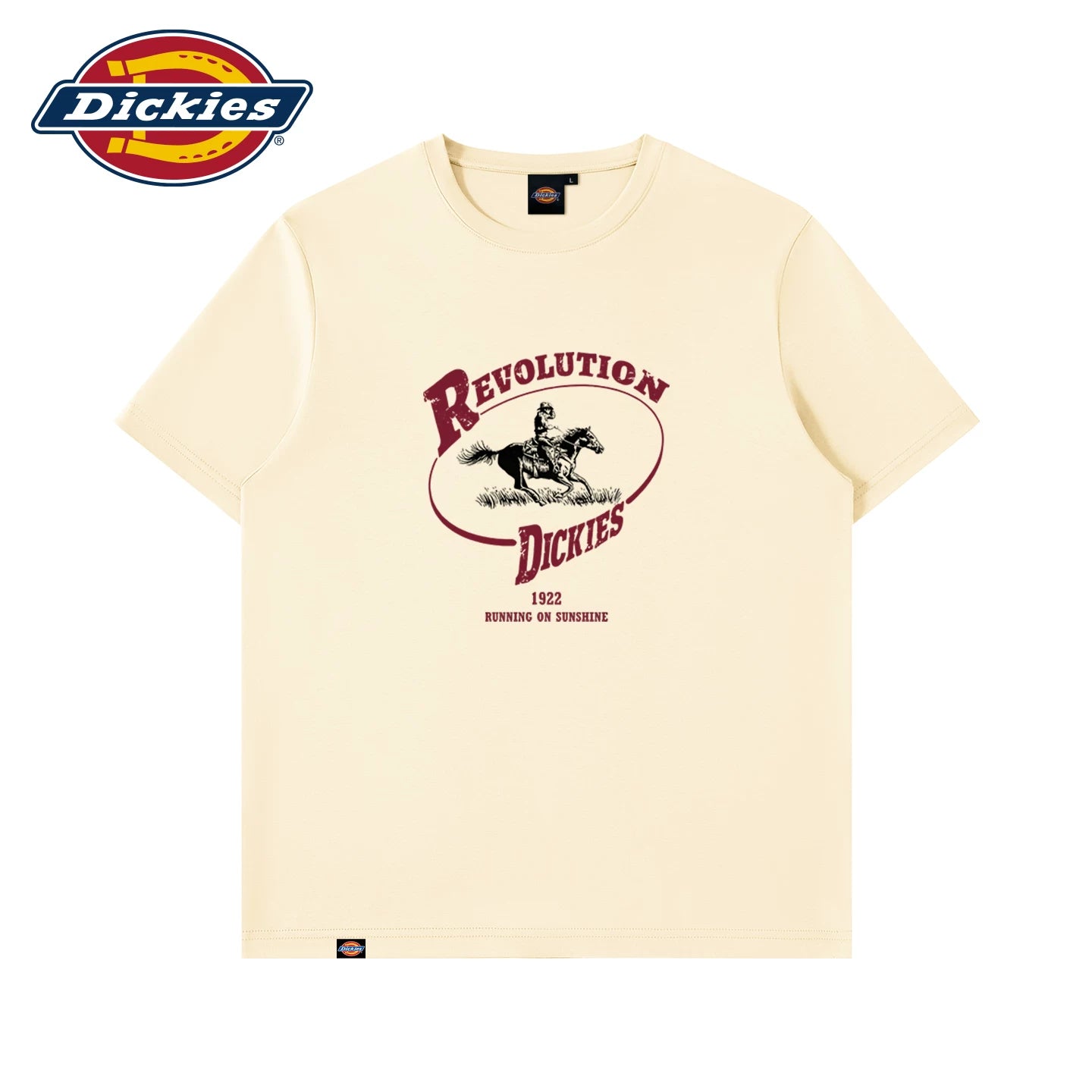 Ice silk Dickies cool quick drying T-shirt 26 summer new item unisex couple outfit summer short sleeved A