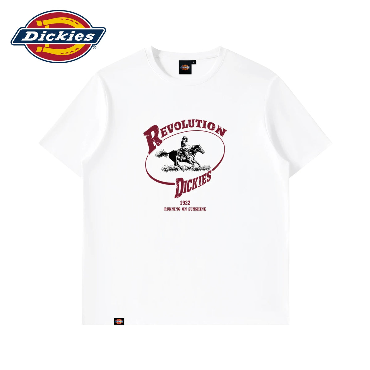 Ice silk Dickies cool quick drying T-shirt 26 summer new item unisex couple outfit summer short sleeved A