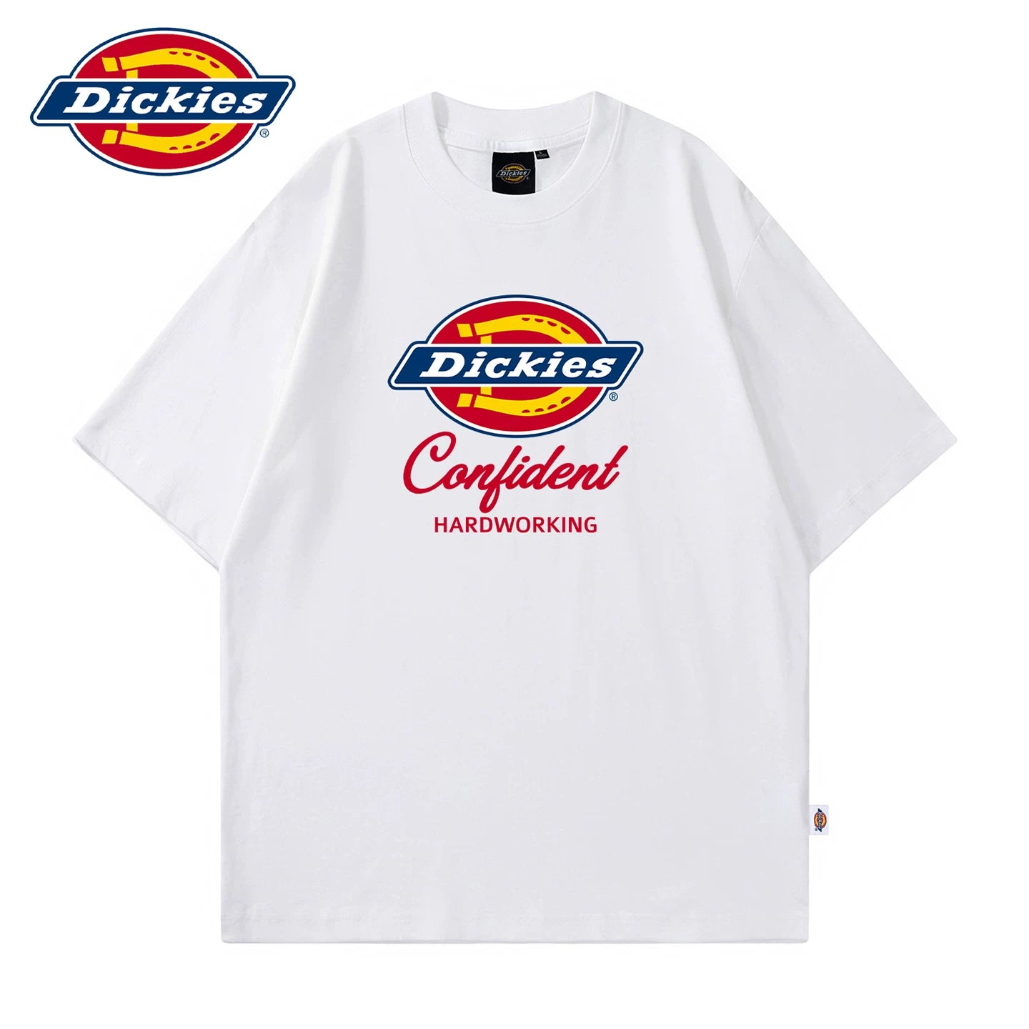 Dickies Cool Summer Thin Short Sleeve T-shirt Couple's Letter Printed Half Sleeve Loose Round Neck Top Y