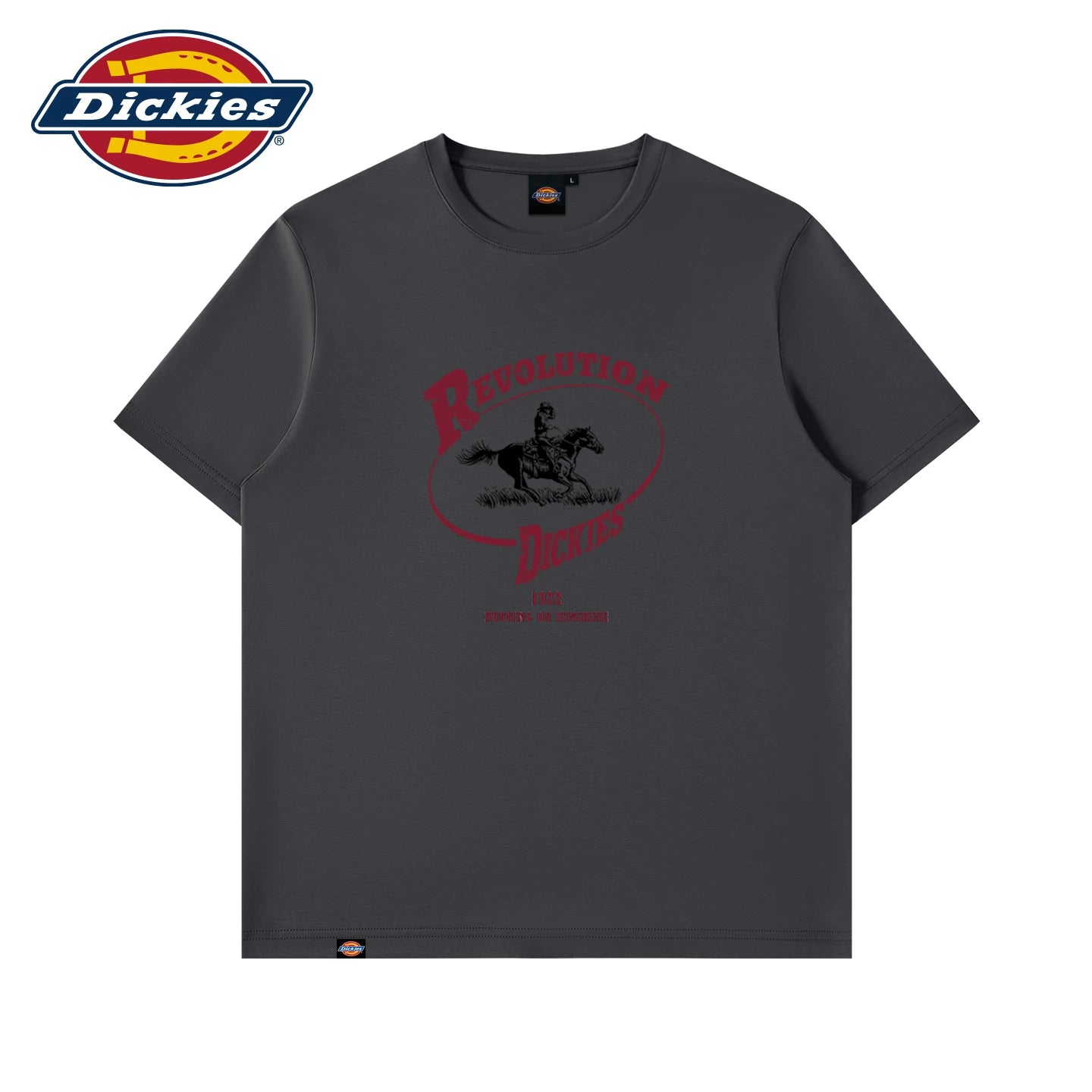 Ice silk Dickies cool quick drying T-shirt 26 summer new item unisex couple outfit summer short sleeved A