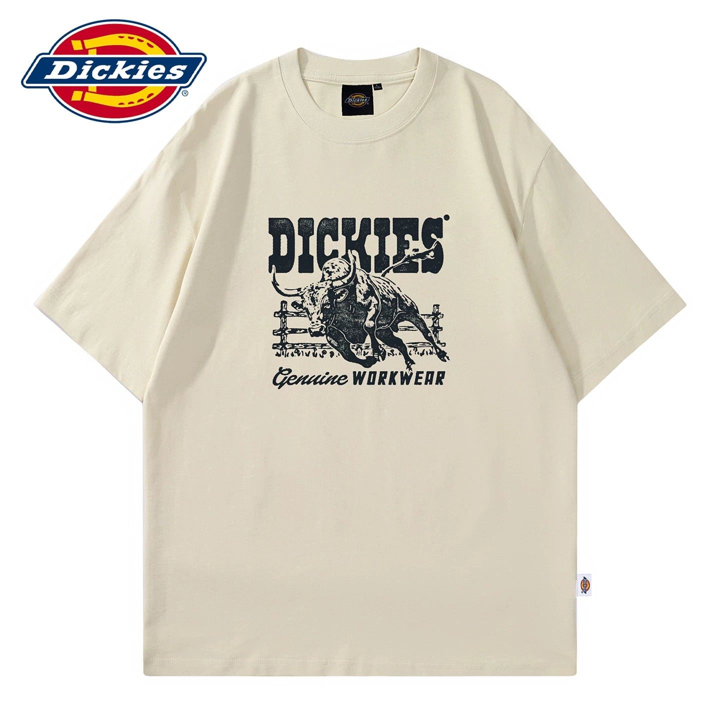 Dickies Cool Summer Soft Round Neck Short Sleeve Men's Thin T-shirt Printed T-shirt Casual Five Step Sleeve Y