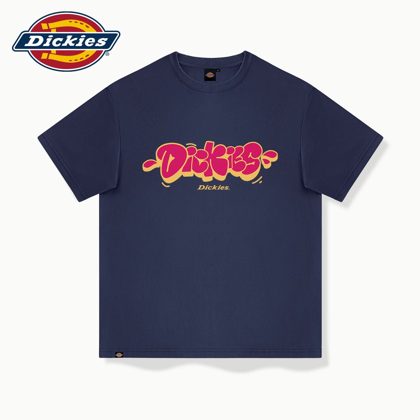Dickies short sleeved t-shirt men's 2026 summer new loose 220G heavyweight pure cotton half sleeved couple's summer outfit A