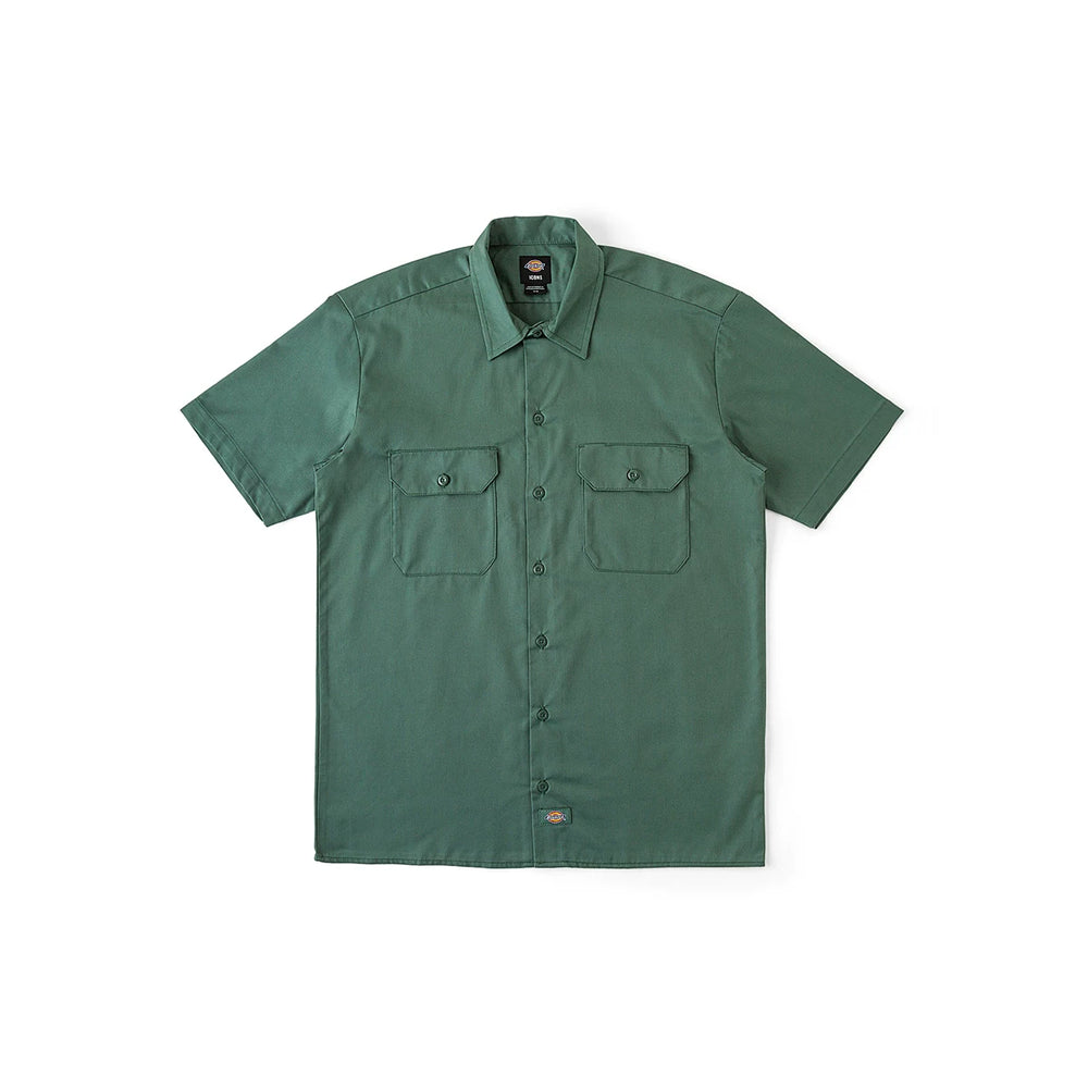 Dickies Cool 26 Spring/Summer workwear Classic Collar Casual 1574 Short sleeved shirt for male and female couples Same style J