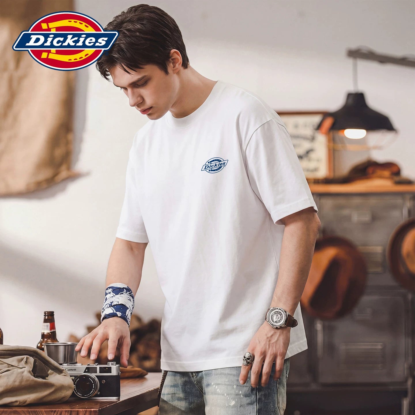 Dickies Classic American T-shirt Short Sleeve Men's Summer Thin Loose Casual Basic T-shirt Y