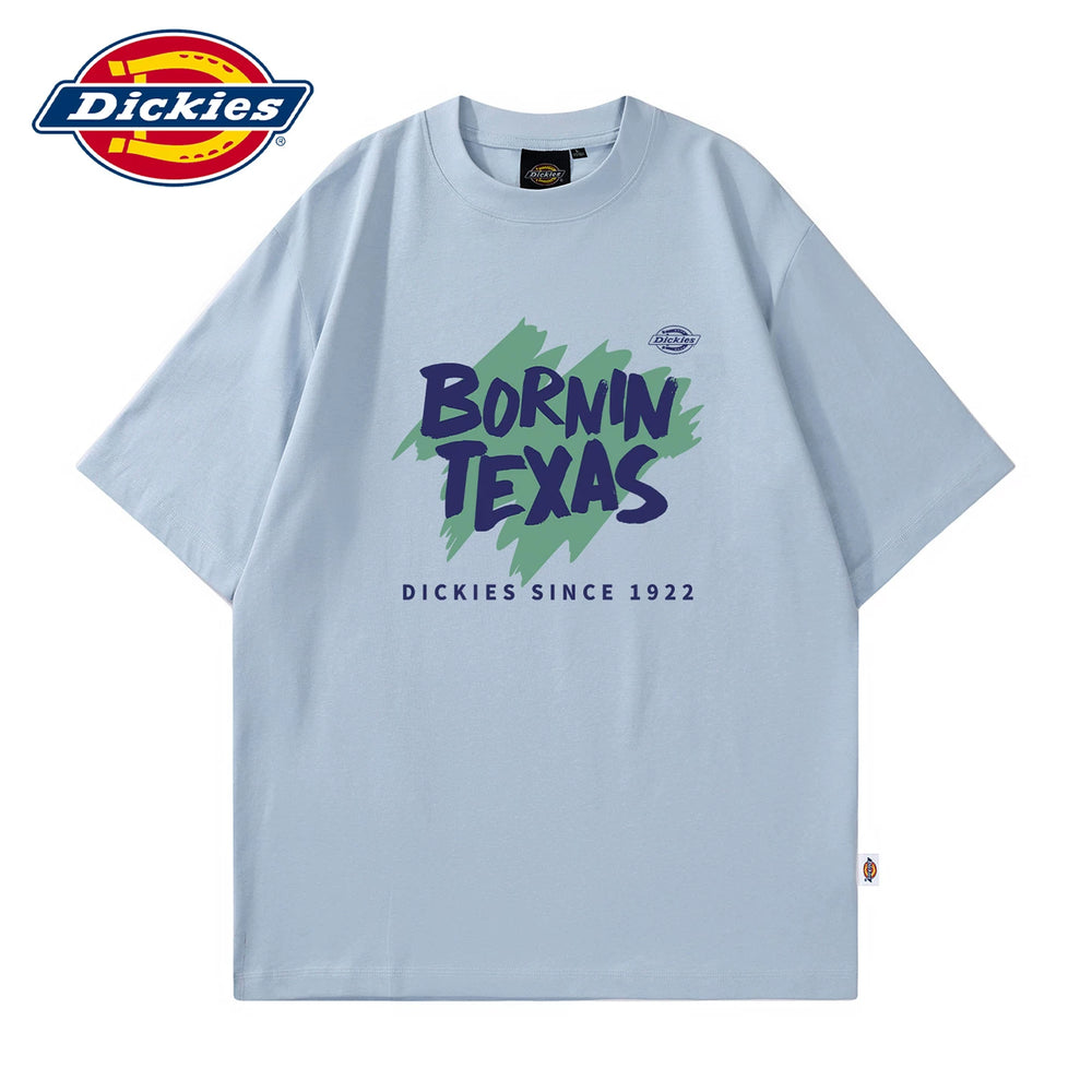 Dickies Cool American New Printed Short Sleeve Summer Men's Soft Thin Half Sleeve T-shirt Loose T-shirt Y