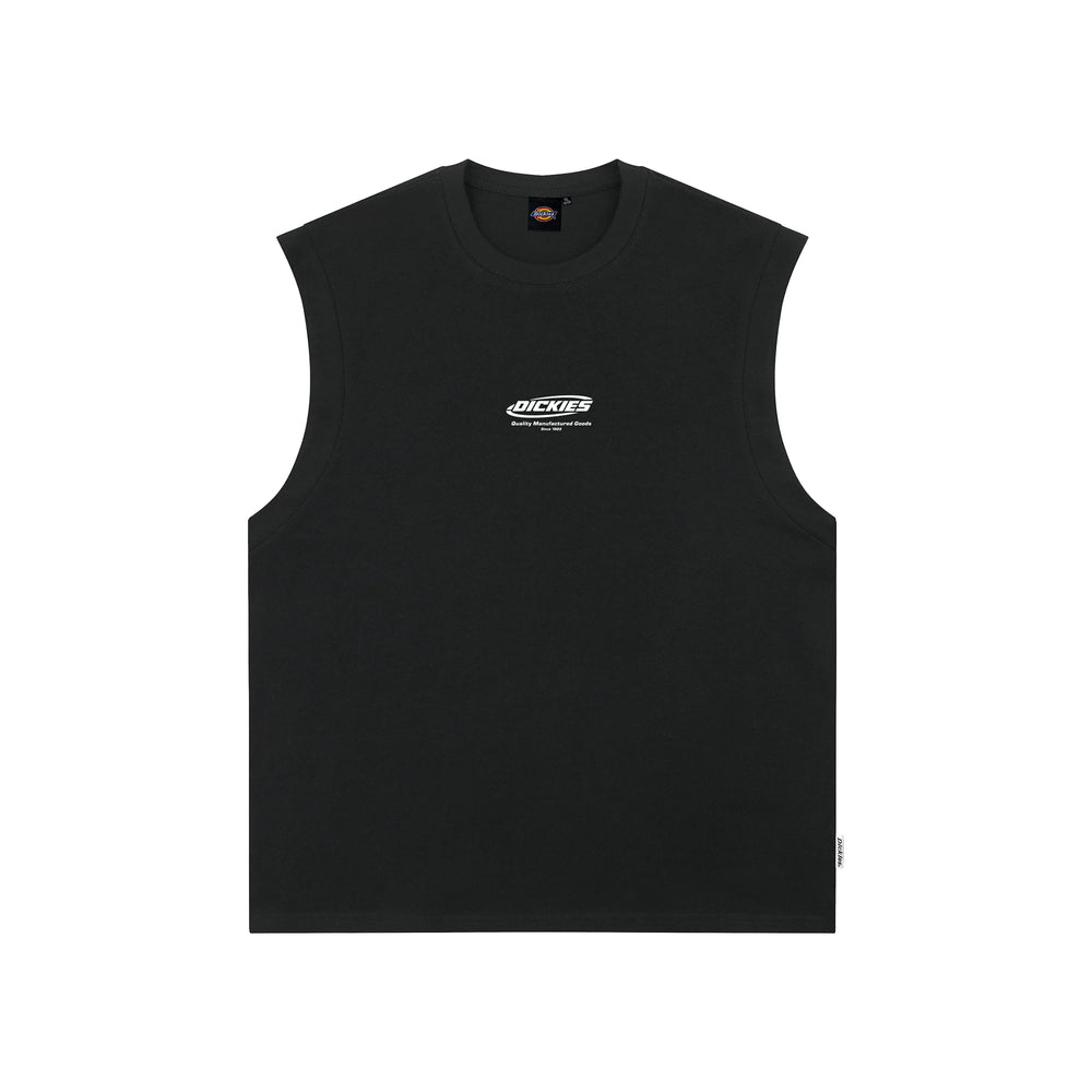 Dickies Cool Black Trendy Brand Camback Waist Men's Summer Sports Sleeveless T-shirt Couple Top M