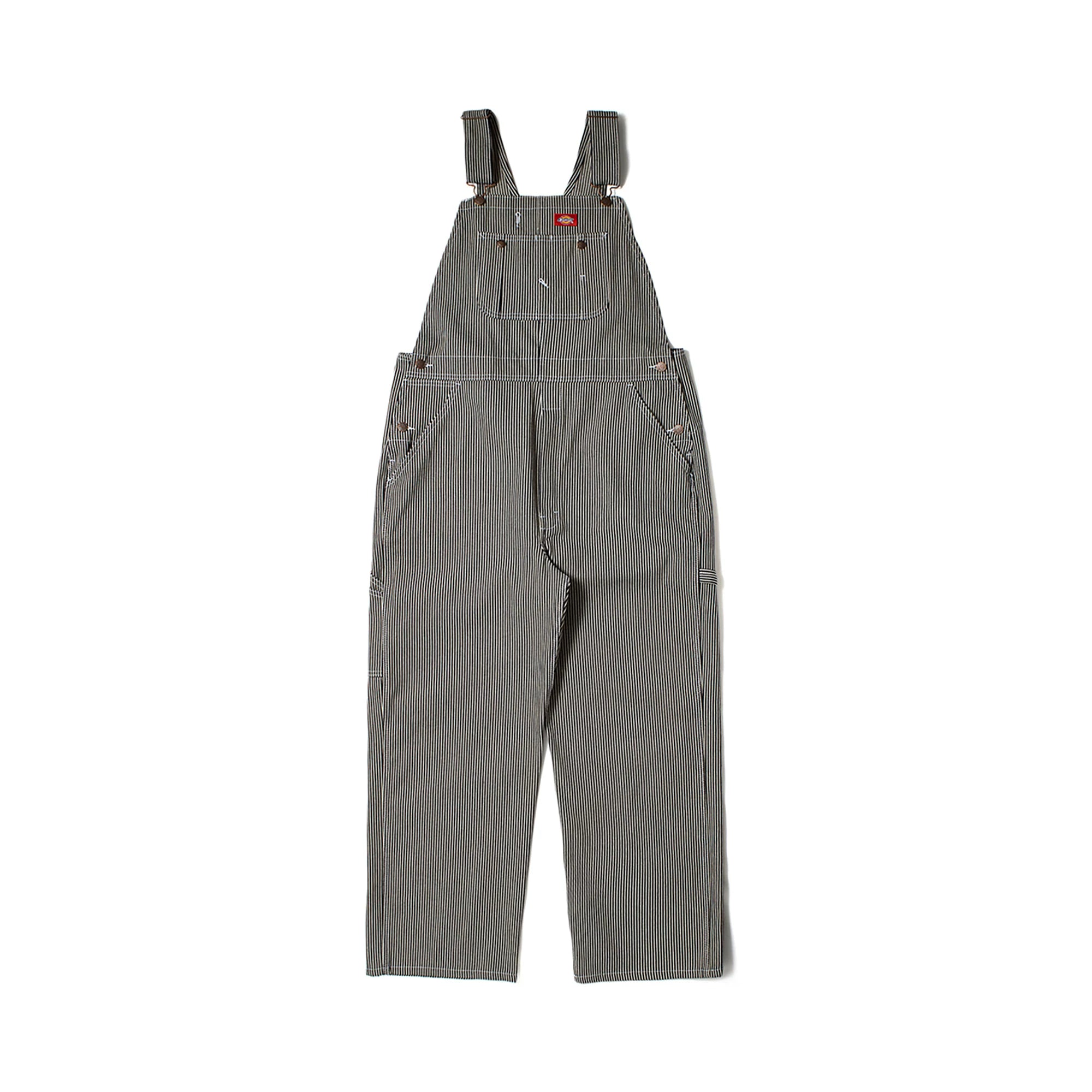 Dickies Emperor Cool Spring and Autumn Classic Striped Strap Pants with Multiple Pockets and One Piece Work Pants for Couples J