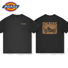 Dickies Men's Short sleeved T-shirt 2026 New American Retro Heavy duty Cotton Loose Large Round Neck Half Sleeve A