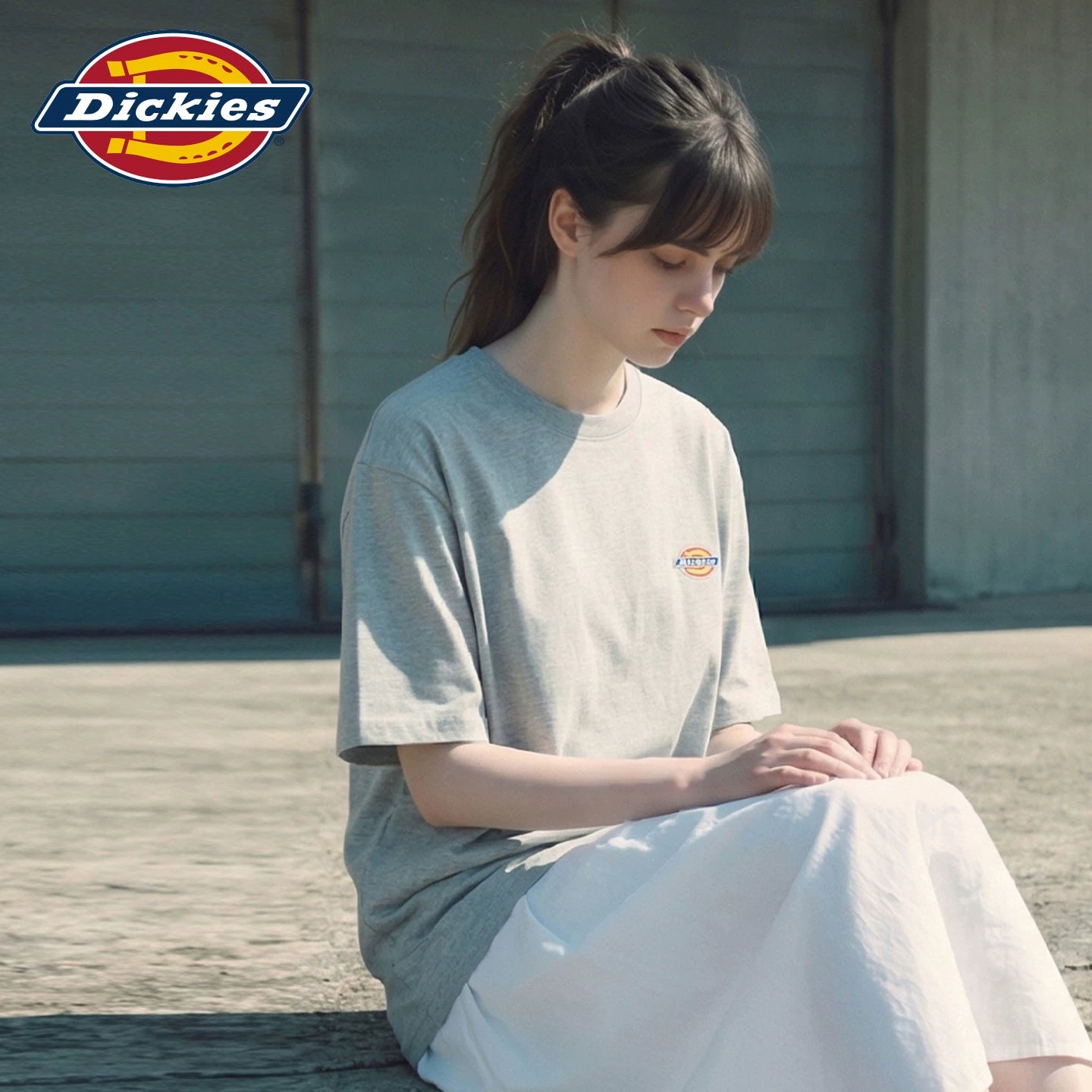 Dickies Emperor Cool Suitable Short Sleeve T-shirt for Women's Summer New Style American Loose Cotton Round Neck Top Trendy Cool Style m