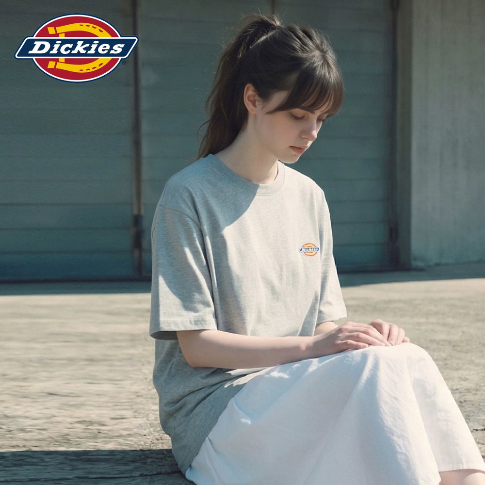 Dickies Emperor Cool Suitable Short Sleeve T-shirt for Women's Summer New Style American Loose Cotton Round Neck Top Trendy Cool Style m