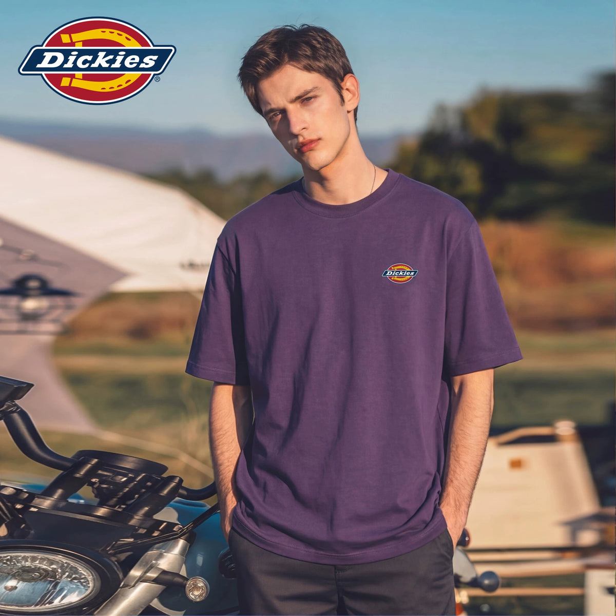 Dickies Emperor Cool Suitable Short sleeved Men's American New Loose Cotton Simple Comfortable Trendy Brand Trendy Printed T-shirt M